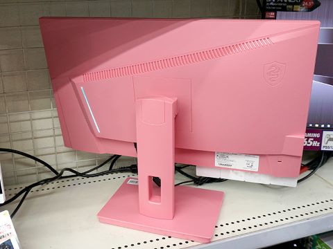 ピンクで統一された23.8インチゲーミングモニターがJAPANNEXTから