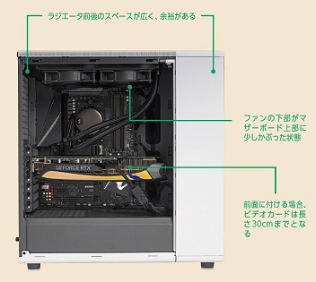 木の質感を活かした洗練されたデザイン「Fractal Design North Chalk