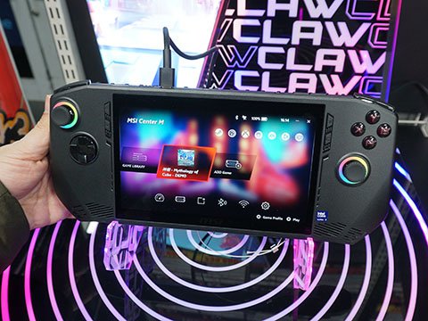 Core Ultra搭載、MSIの7インチゲーミングPC「Claw A1M」が28日発売