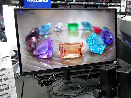 360Hz駆動QD-OLEDパネル搭載のゲーミングモニター「AW2725DF」の実機