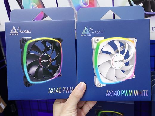 Montechの140mmファン「AX140 PWM」が入荷、リングLED搭載 - AKIBA PC