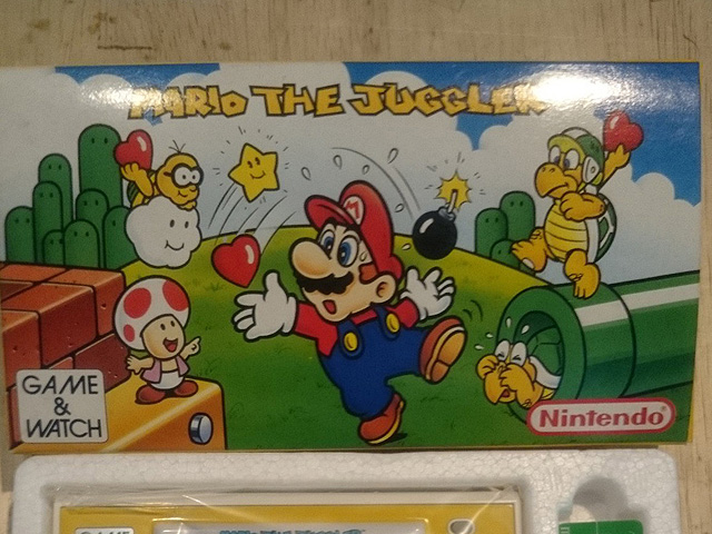ゲーム＆ウォッチの最終作「マリオ ザ ジャグラー」の美品が税込8.6万
