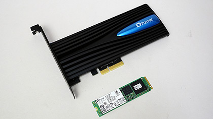 PCIeカード型SSDはよく冷える、Plextorの新型NVMe SSD「M8Se」をテスト