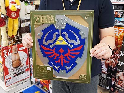 ゼルダの伝説「ハイリアの盾」をモチーフにした壁掛けプレートが入荷