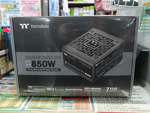 ThermaltakeのSFX電源「TOUGHPOWER SFX 850W PLATINUM」が発売、小型PC