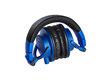 オーテク、モニターヘッドフォン「ATH-M50x」にブルー×ブラックの限定