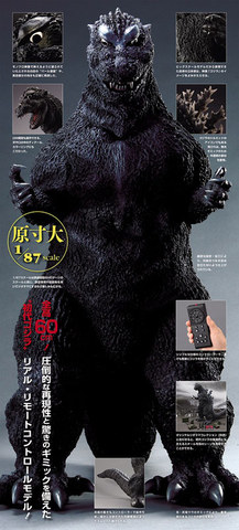 高さ60cmで歩いて吠える! 週刊「ゴジラをつくる」デアゴスティーニから
