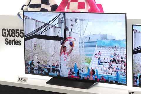 パナソニック、BS4Kチューナ2基に強化した「VIERA GX855」。地震に強い