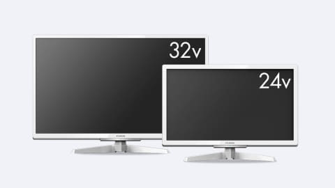 FUNAIのHDD内蔵テレビに白モデル。ヤマダ電機限定で24型/約29,800円