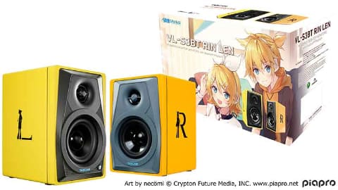 TASCAM、初音ミク&鏡音リン・レンカラーのモニタースピーカー - AV Watch