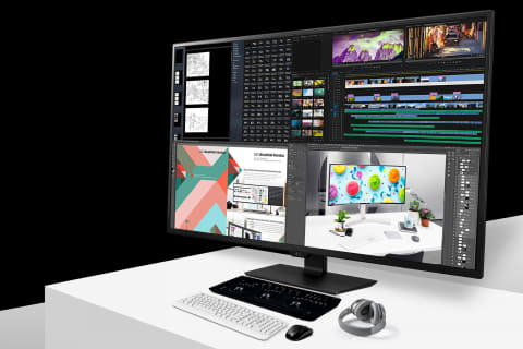 西川善司の大画面☆マニア】LGの変態的マルチ4Kディスプレイ、4画面で