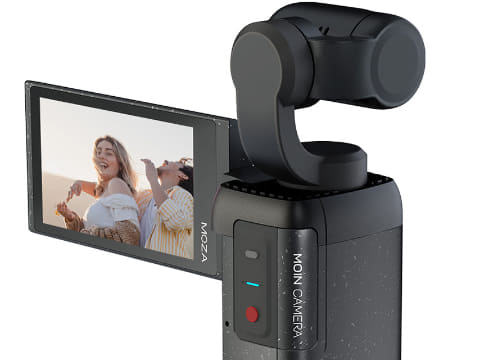 2.45型タッチパネル搭載の3軸ジンバル一体型カメラ。42,799円 - AV Watch