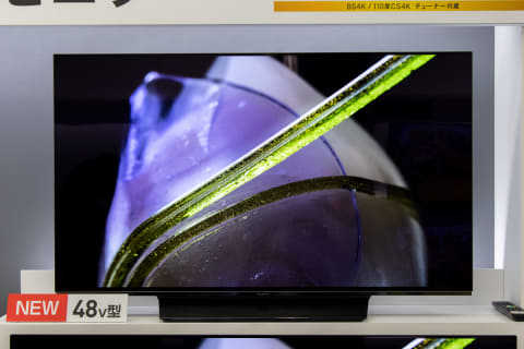 パナソニック、独自構造パネルの4K有機EL「JZ1000」。ビエラ初の48型も