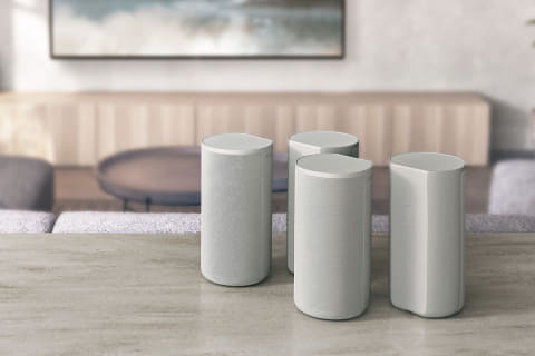 ミニレビュー】スピーカー4本でサラウンド、ソニー新感覚オーディオ