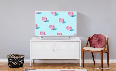 ORION、インテリアに合う白い液晶テレビ。24型27,800円から - AV Watch