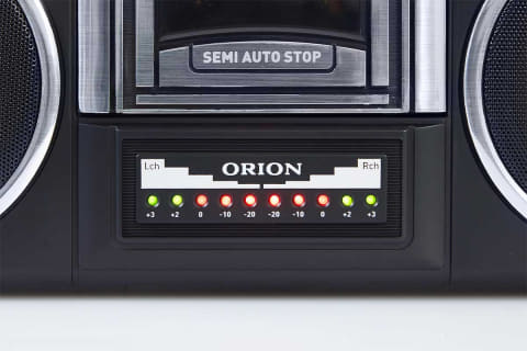 レトロデザインのBluetooth付きステレオラジカセ。ORION - AV Watch