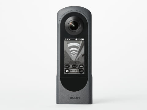 リコー、ディスプレイ搭載の360度カメラ「THETA X」。7月22日発売 - AV