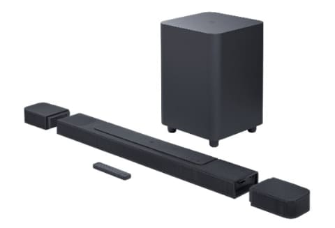 JBL、サウンドバーのリアにバッテリ内蔵“完全ワイヤレスサラウンド