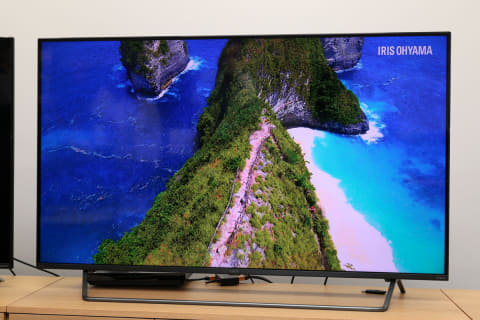 アイリスオーヤマ、量子ドット技術「QLED」採用の55型4Kテレビ - AV Watch