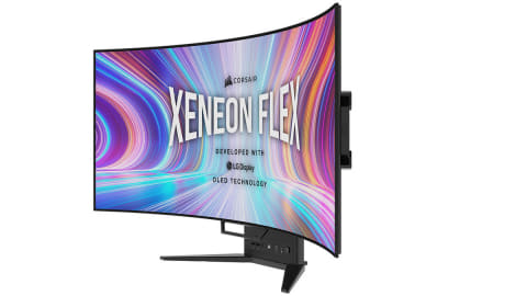 曲げられる45型ウルトラワイドゲーミングモニタ。約31万円 - AV Watch