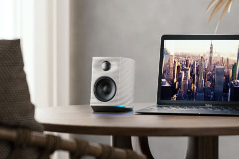 FiiOアクティブスピーカー「SP3」にWhite。R7 Whiteとの“白統一”可能に