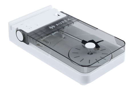 東芝AUREX、ジャケットが飾れ、Bluetooth送信もできるレコード