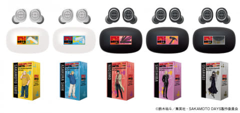 SAKAMOTO DAYS完全ワイヤレスイヤフォン。アクティブANC搭載ANIMA