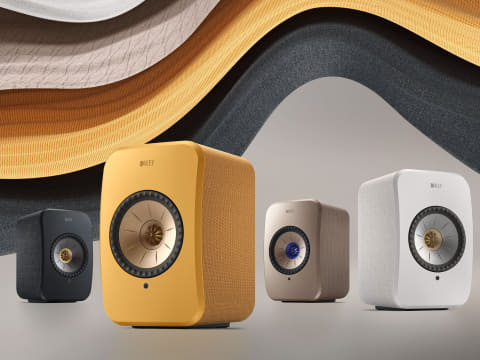 KEFアクティブスピーカー「LSX II」に新色アンバーヘイズ、コットン