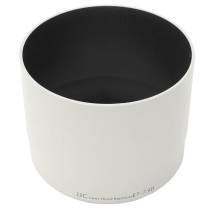 エツミ、キヤノン望遠ズームレンズ向けの「白い」レンズフード