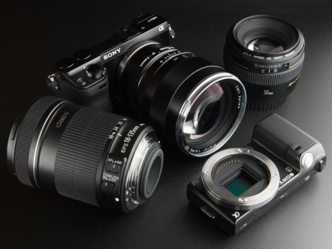 特別企画：ソニーEマウント用「電子接点付きEFマウントアダプター」を