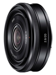 ソニー、Eマウント広角単焦点レンズ「E 20mm F2.8」 - デジカメ Watch