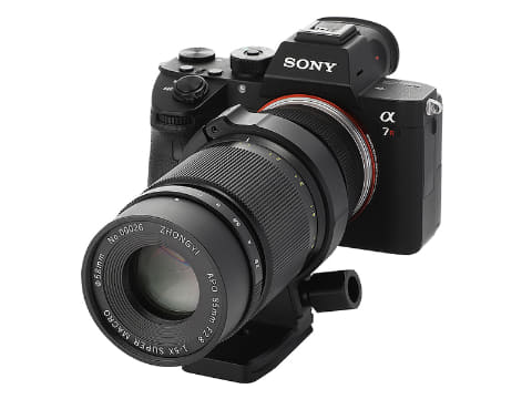 中一光学、マクロ撮影専用レンズ「APO 85mm F2.8 SUPER MACRO 1-5X