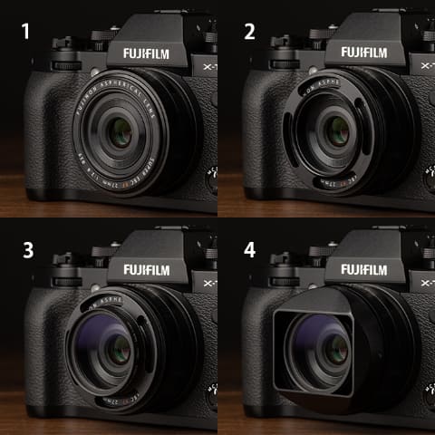 SQUAREHOOD、「XF27mmF2.8」専用のアルミ製レンズフード - デジカメ Watch