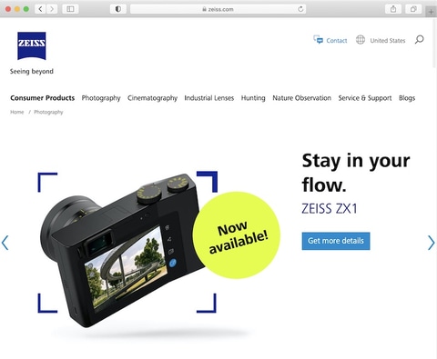 Lightroom内蔵カメラ「ZEISS ZX1」が海外で発売に - デジカメ Watch