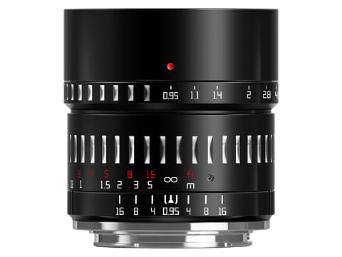 APS-C/マイクロフォーサーズ用のMFレンズ「TTArtisan 50mm F0.95 C