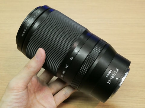 ニコン、小型軽量&手頃な大口径望遠ズーム「NIKKOR Z 70-180mm f/2.8