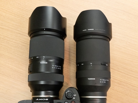 タムロン、ソニーE用「70-180mm F/2.8 Di III VC VXD G2」の発売日を