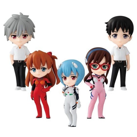 エヴァの5人がセットになった食玩「EVANGELION PRIMOSTYLEセット」発売