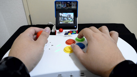 NEOGEO Arcade Stick Pro」レビュー - GAME Watch