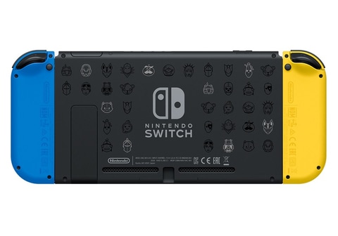 フォートナイト」デザインのSwitch！ 青と黄色いJoy-Conの「Nintendo