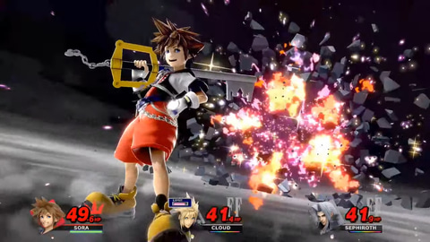 スマブラSP」最後の参戦ファイター「ソラ」、最後の切り札は「鍵穴の