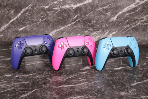 PS5「DualSense」に新色パープル・ピンク・ブルー登場！ 星雲がテーマ