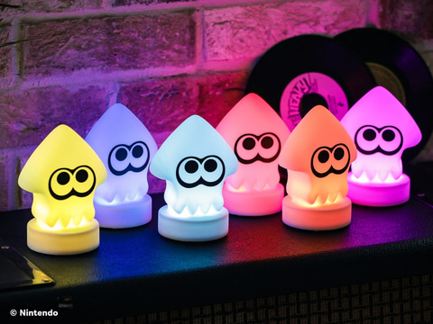 宝島社より「スプラトゥーン3」のイカした雑貨が登場。お部屋ライト