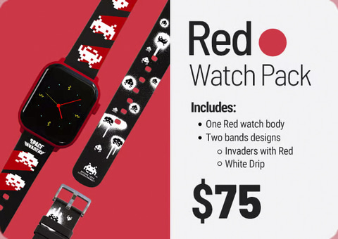 タイトーとコラボした「スペースインベーダー」スマートウォッチが登場