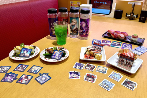 スシロー×「崩壊：スターレイル」コラボメニューやグッズを撮り下ろし