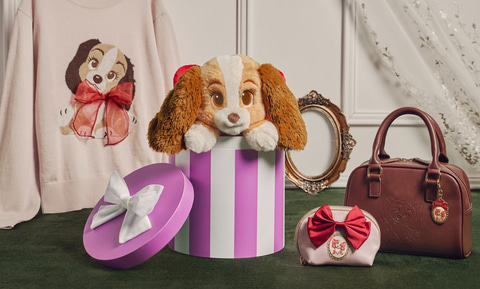 ディズニーストアにて「わんわん物語」公開70周年記念の新コレクション