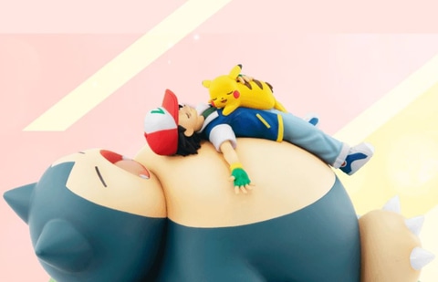 おっきなカビゴンといっしょに眠るポケモンたち！ 「G.E.M.EXシリーズ