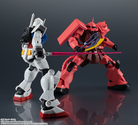 完成品ガンダムフィギュア「GUNDAM UNIVERSE」より、「νガンダム