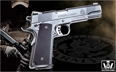 ガスガン「WA スプリングフィールド L.A.ヴィッカーズ リアルスチール