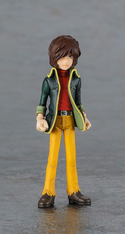 劇場版「銀河鉄道999」より、レジンキット「メーテル & 鉄郎」2人が